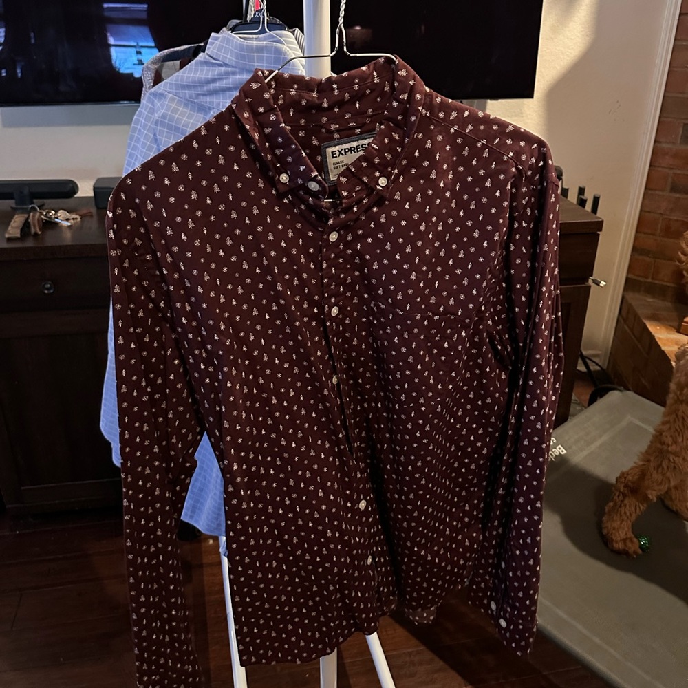 Men’s express pattern shirt casual